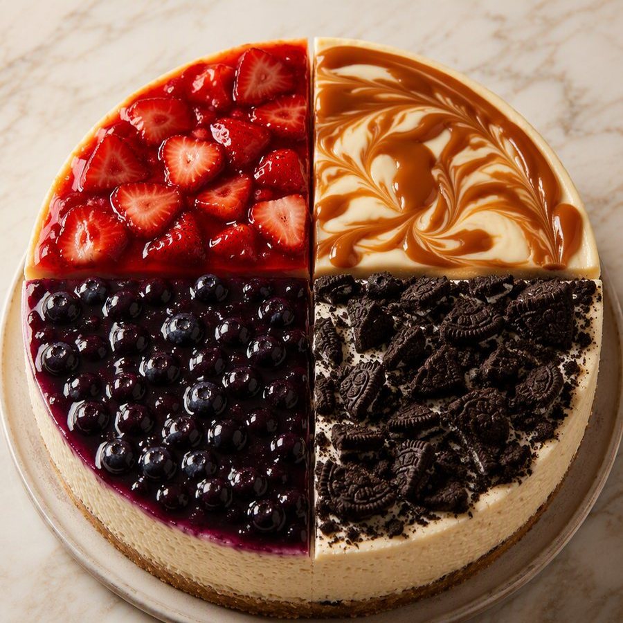 Cheesecake 9" (4 Toppings)