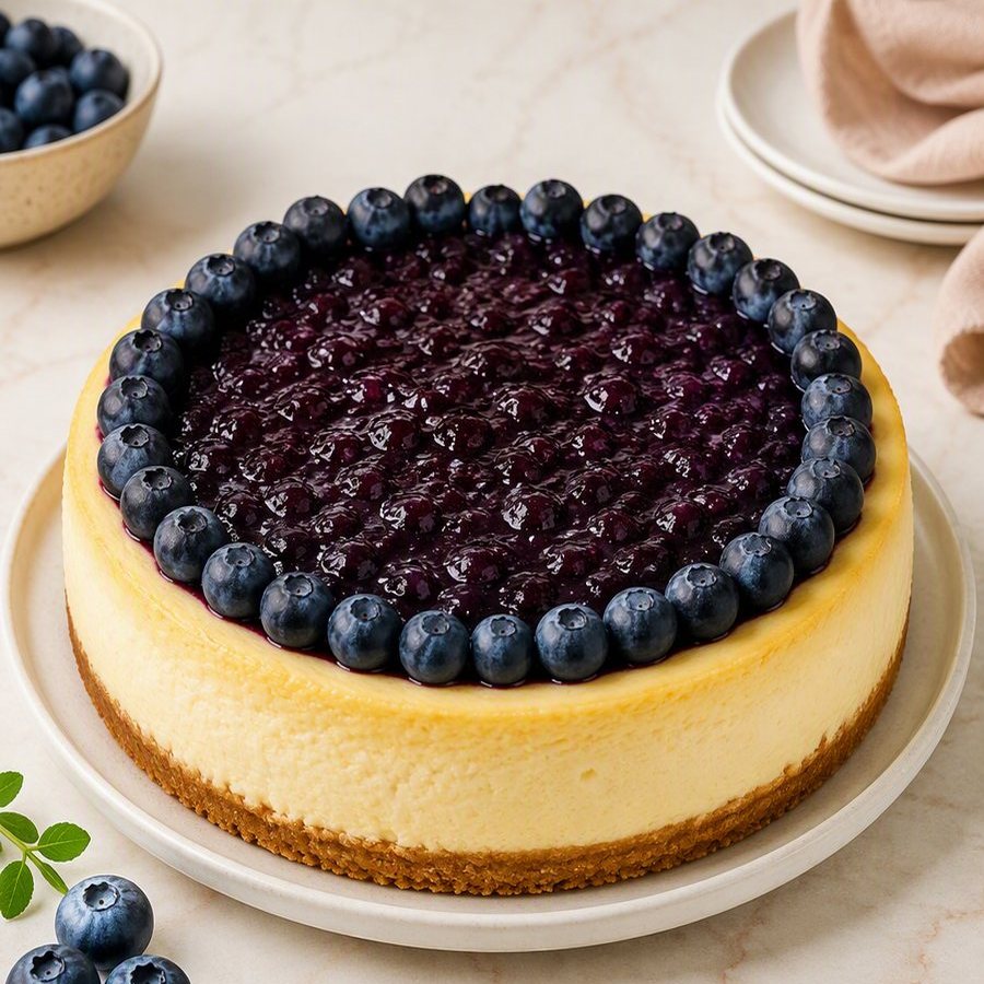 Cheesecake de Blueberry