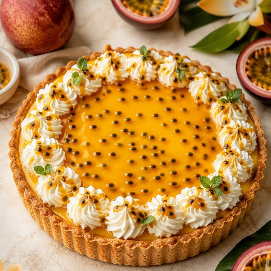 Pie de Maracuyá 10"